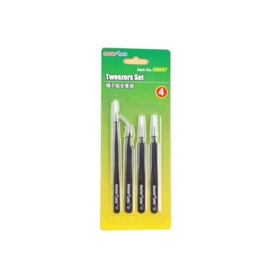 Set de 4 précelles de précision Master Tools 09957 - TR09957 TR09957-Set de 4 précelles de précision Master Tools 09957
