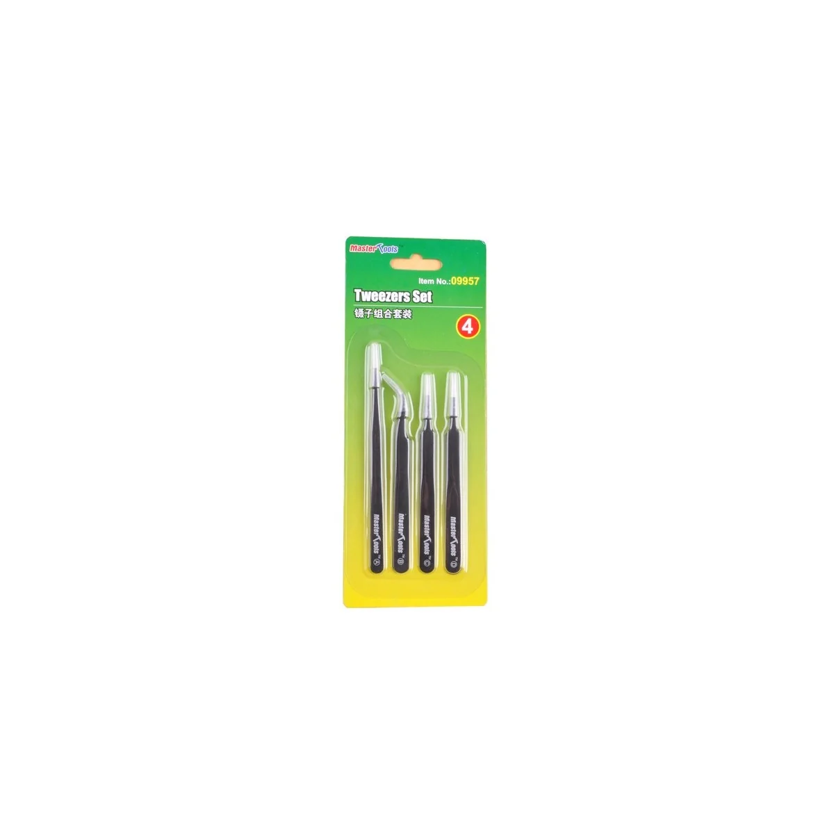 Set de 4 précelles de précision Master Tools 09957 - TR09957 Set de 4 précelles de précision Master Tools 09957 - TR09957