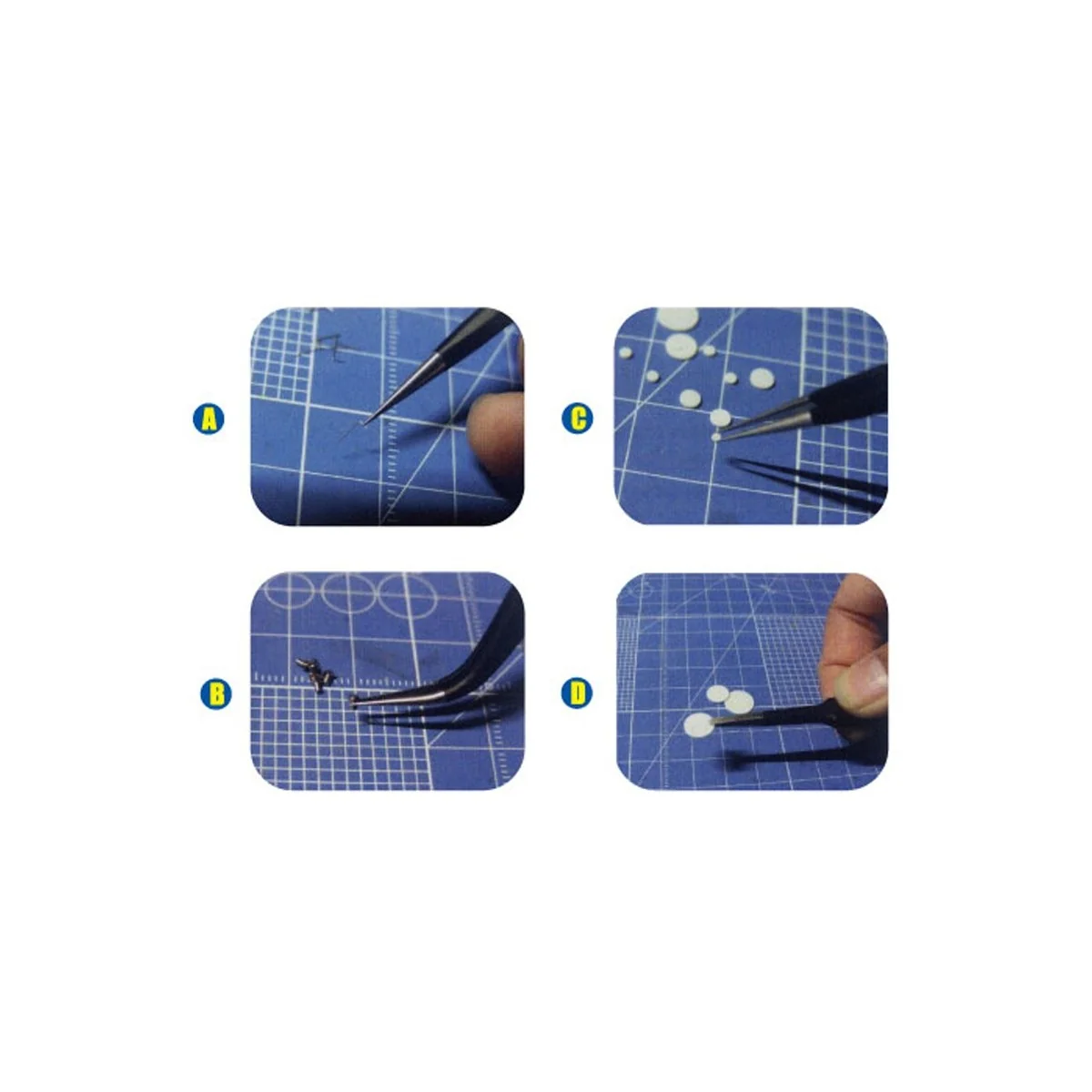 Set de 4 précelles de précision Master Tools 09957 - TR09957 Set de 4 précelles de précision Master Tools 09957 - TR09957
