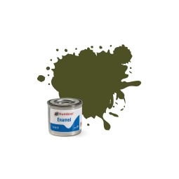 Enamel Paint 155: Matt Olive Drab - 14ml Humbrol AA1688 - AA1688