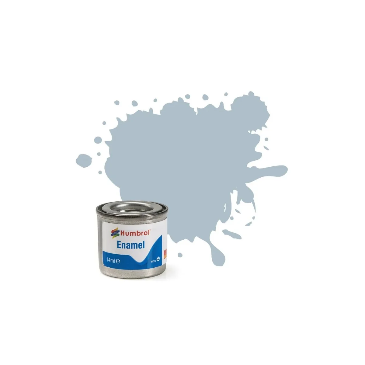 Enamel Paint 127: US Ghost Gray - Satin - 14ml Humbrol AA1403 - AA1403