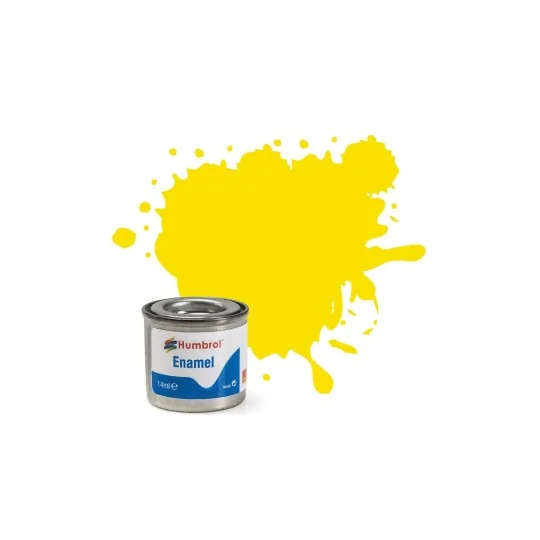 AA1095-Enamel Paint 99: Matt Lemon - 14ml Humbrol AA1095
