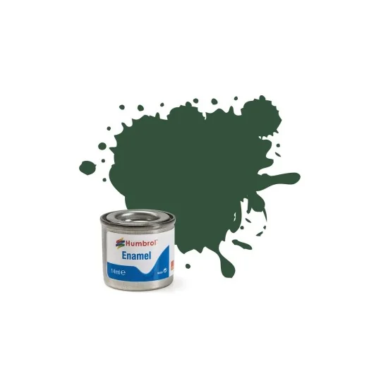 Enamel Paint 78: Matt Cockpit Green - 14ml Humbrol AA0864 - AA0864 AA0864-Enamel Paint 78: Matt Cockpit Green - 14ml Humbrol AA0864