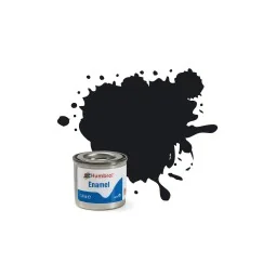 Enamel Paint: 21 - Black - Gloss - (14ml) Humbrol AA0237 - AA0237