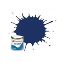 Enamel Paint: 15 - Midnight Blue - Gloss - (14ml) Humbrol AA0165 - ...