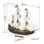 Black Swan Boat 1/75 scale wooden construction kit OcCre - 12012 - ... 12012-Black Swan Boat 1/75 scale wooden construction kit OcCre - 12012