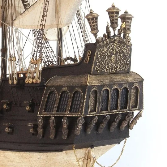 Black Swan Boat 1/75 scale wooden construction kit OcCre - 12012 - ... 12012-Black Swan Boat 1/75 scale wooden construction kit OcCre - 12012