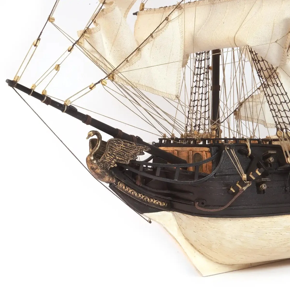 Black Swan Boat 1/75 scale wooden construction kit OcCre - 12012 - ... Black Swan Boat 1/75 scale wooden construction kit OcCre - 12012 - ...