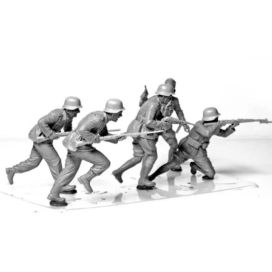 MB3593-Figurines infanterie allemande DAK Afrique du Nord 1/35 - Master Box - MB3593