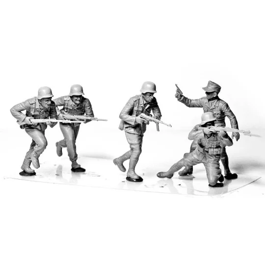 German DAK Infantry Figures North Africa 1/35 - Master Box - MB3593... MB3593-German DAK Infantry Figures North Africa 1/35 - Master Box - MB3593