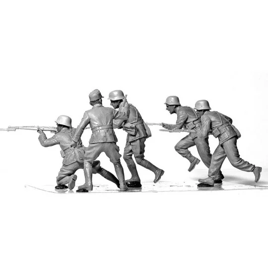 German DAK Infantry Figures North Africa 1/35 - Master Box - MB3593... MB3593-German DAK Infantry Figures North Africa 1/35 - Master Box - MB3593