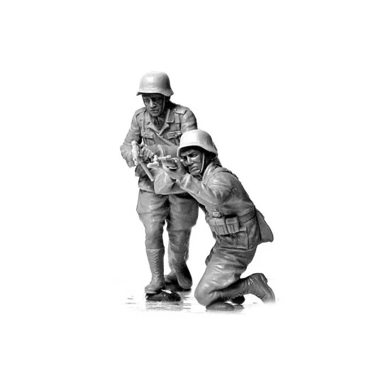 MB3593-Figurines infanterie allemande DAK Afrique du Nord 1/35 - Master Box - MB3593