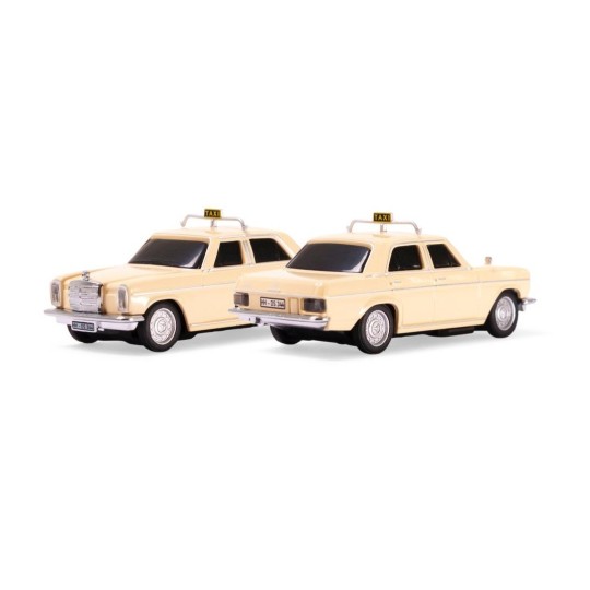 500504171-Voiture RC Mercedes-Benz 200/8 Taxi 1/87 HO Carson - 500504171