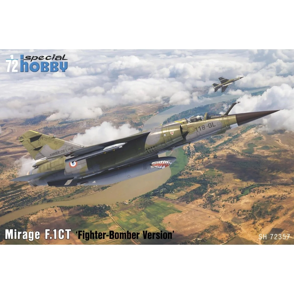 Aircraft model Mirage F.1CT Fighter-Bomber Version 1/72 Special Hob... Aircraft model Mirage F.1CT Fighter-Bomber Version 1/72 Special Hob...