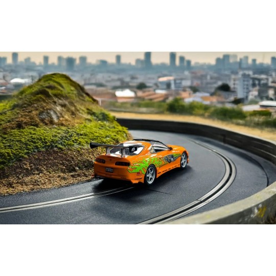 Toyota Supra car Brian O'Conner The Fast And The Furious Scalex... C4591-Toyota Supra Car Brian O'Conner The Fast And The Furious Scalextric - C4591