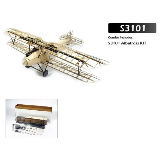 Albatros D.III 1.8m S31 Balsa kit DW Hobby - S3101 - S3101 S3101-Albatros D.III 1.8m S31 Balsa kit DW Hobby - S3101