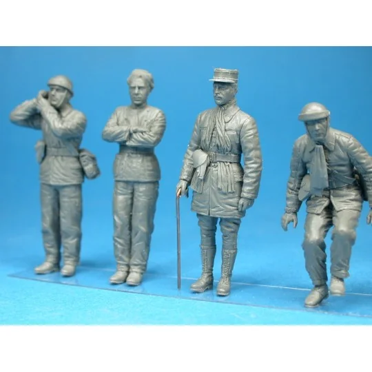 35105-Maquette équipage de char français 1/35 - MiniArt 35105