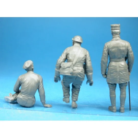 35105-Maquette équipage de char français 1/35 - MiniArt 35105