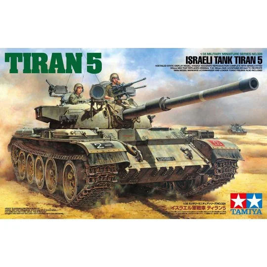 35328-Tamiya 1/35 scale model kit of an Israeli Tiran 5 tank - 35328