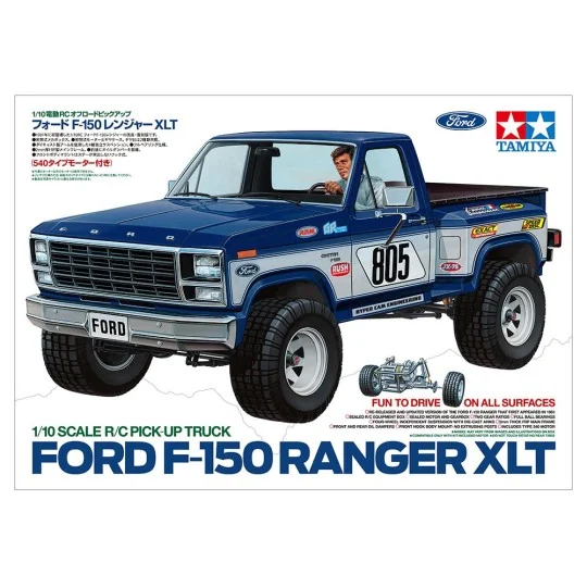 Tamiya Ford F-150 Ranger XLT 1/10 - 58759 - 58759 58759-Tamiya Ford F-150 Ranger XLT 1/10 - 58759