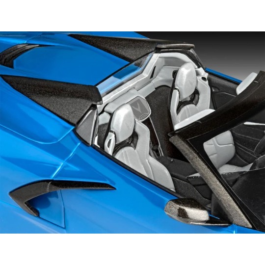 Revell Corvette C8 Convertible 1/25 scale model car - 07750 - 07750 07750-Revell Corvette C8 Convertible 1/25 scale model car - 07750