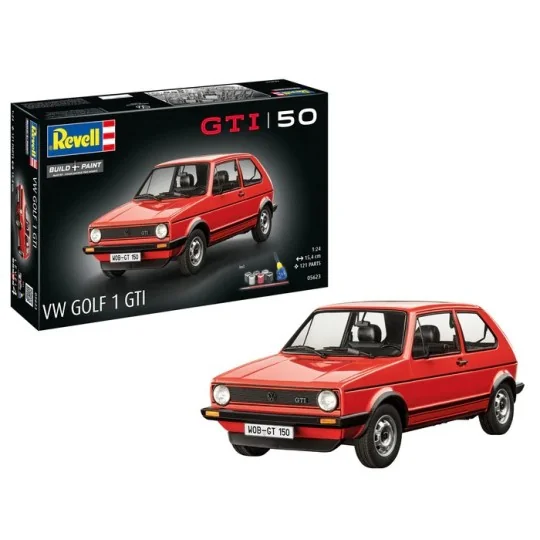 05623-Maquette Revell Coffret 50 ans de VW Golf 1 GTi 1/24 - 05623