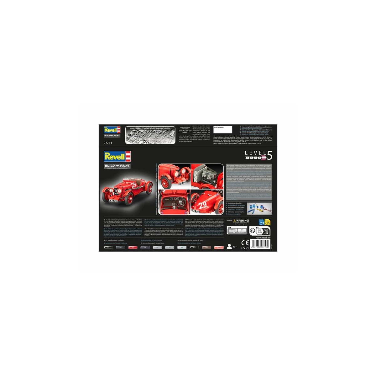 Revell Aston Martin Ulster 1/32 scale model car - 07751 - 07751