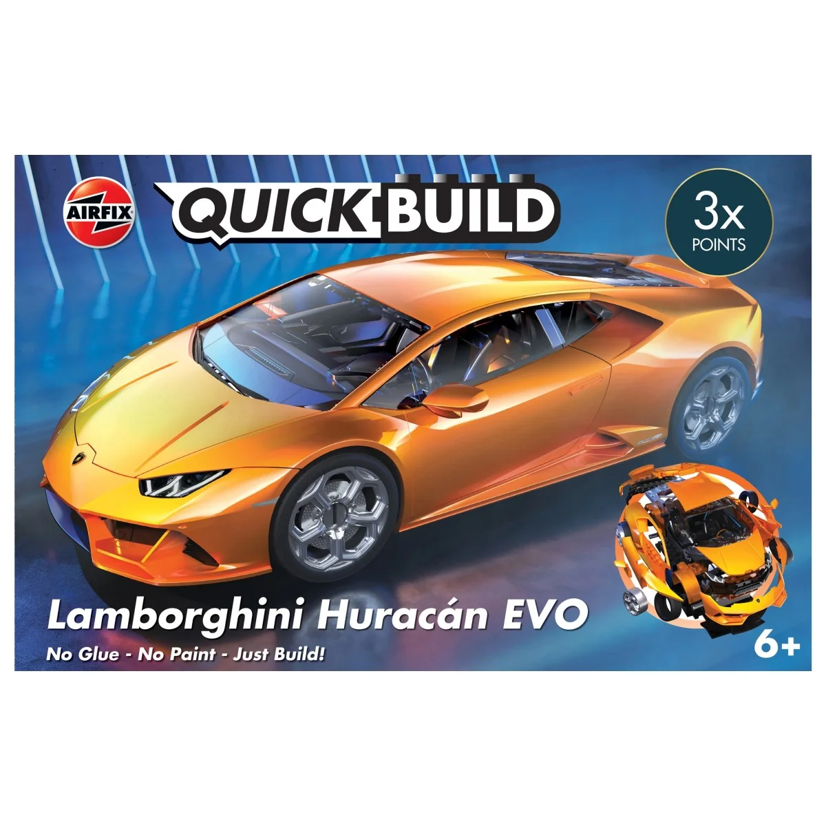 Lamborghini Huracán EVO model car - QuickBuild Airfix - J6058 - J6058