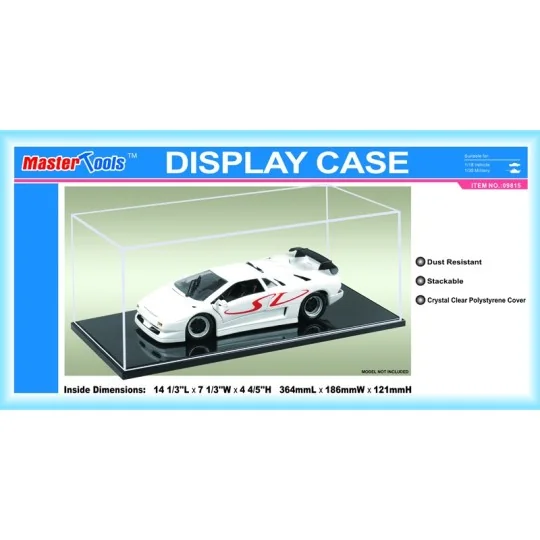 Trumpeter 364x186x121 mm Model Display Case - 09815 - TR09815 TR09815-Trumpeter 364x186x121 mm Model Display Case - 09815