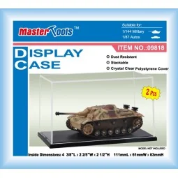 Model display cases 111x61x63 mm (x2), Trumpeter - 09818 - TR09818