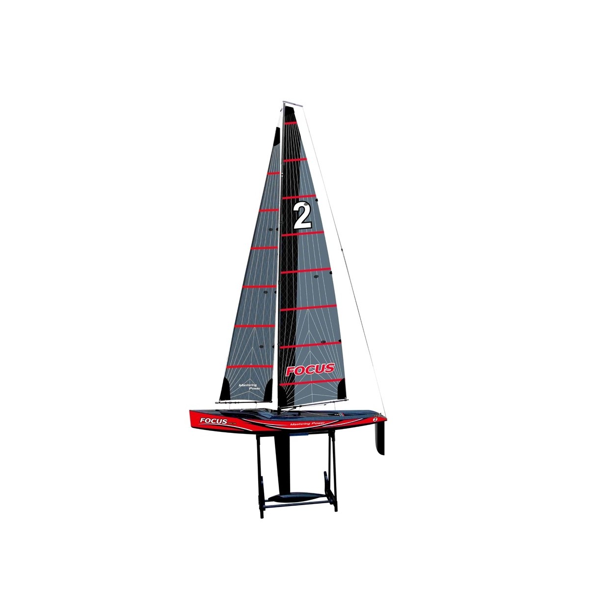 Voilier Focus V3 rouge RTS Joysway - 8812V3R - 8812V3R