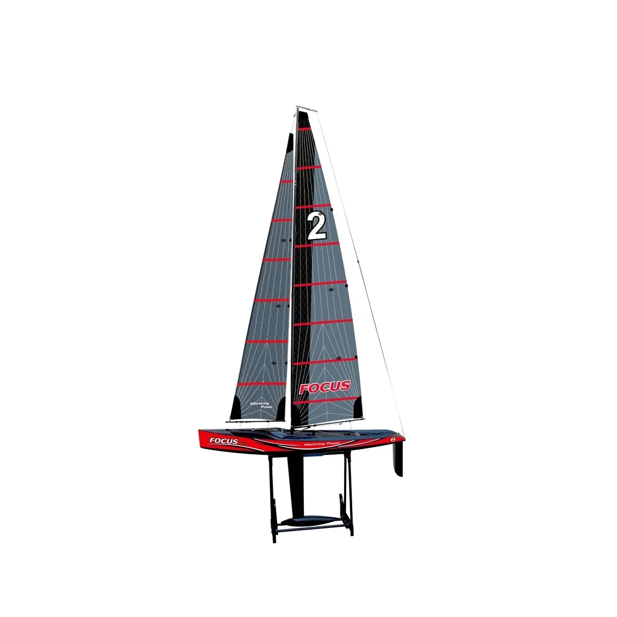 Voilier Focus V3 rouge RTS Joysway - 8812V3R - 8812V3R