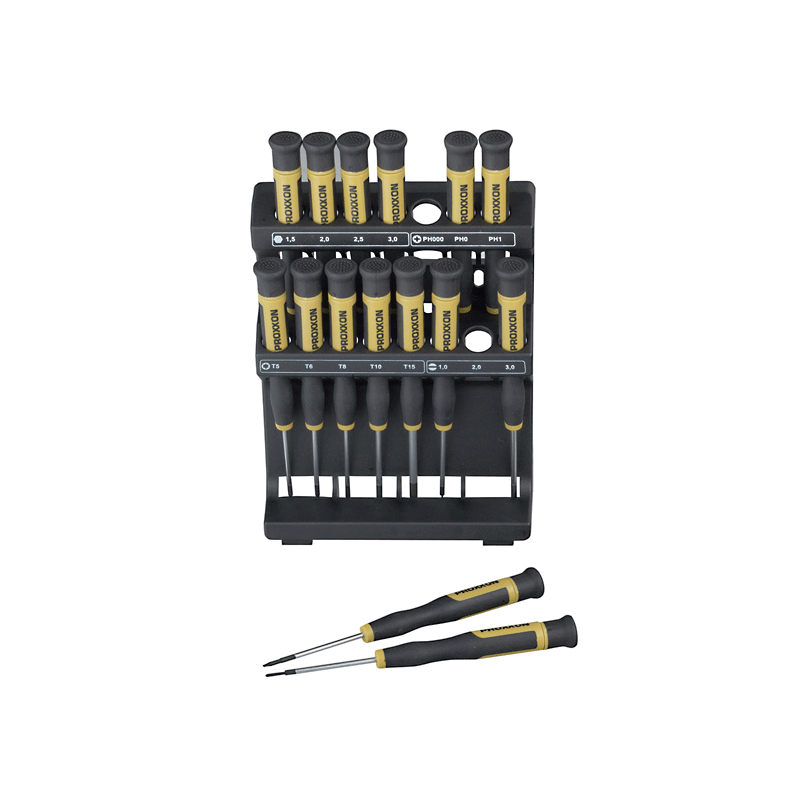 MICRO Screwdriver with base, 15 pieces Proxxon Proxxon PRX-28148 - 1