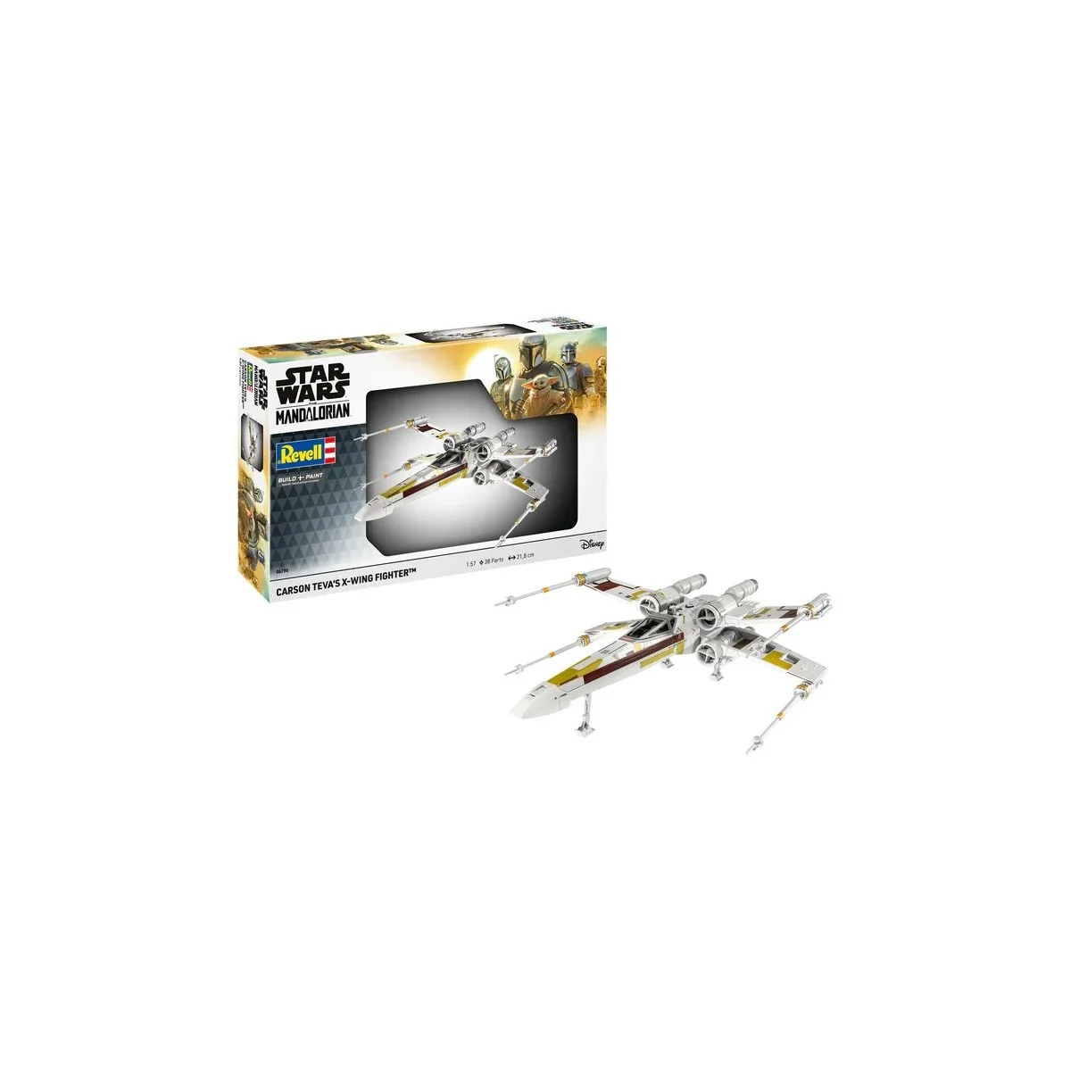 Carson Teva's X-Wing Fighter: The Mandalorian 1/57 Star Wars Revell... Carson Teva's X-Wing Fighter: The Mandalorian 1/57 Star Wars Revell...