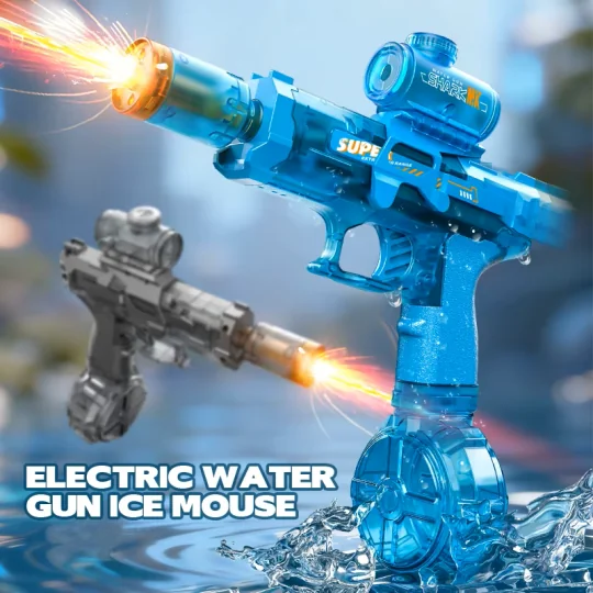 Pistolet à eau électrique automatique, jouet d'extérieur, longue po... NMRC-PISTEAU-Pistolet à eau électrique automatique, jouet d'extérieur, longue portée avec lumières