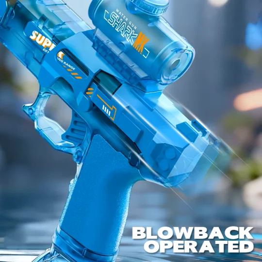 Automatic electric water gun, outdoor toy, long range with lights -... NMRC-PISTEAU-Automatic electric water gun, outdoor toy, long range with lights