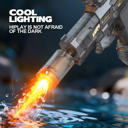 Automatic electric water gun, outdoor toy, long range with lights -... NMRC-PISTEAU-Automatic electric water gun, outdoor toy, long range with lights