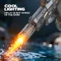 Automatic electric water gun, outdoor toy, long range with lights -... NMRC-PISTEAU-Automatic electric water gun, outdoor toy, long range with lights