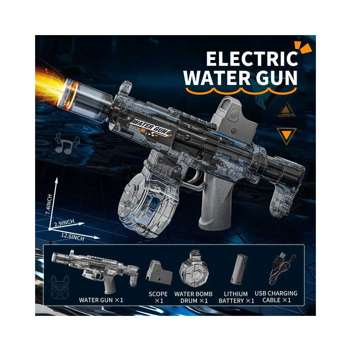 Automatic electric long-range water gun, outdoor toy, long range wi... Automatic electric long-range water gun, outdoor toy, long range wi...