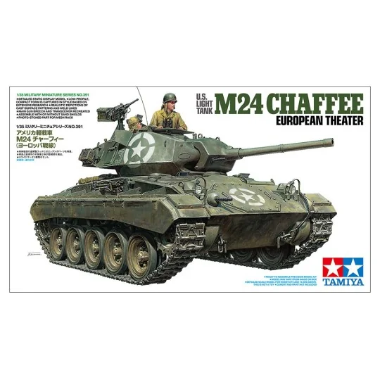 35391-Maquette char léger U.S. M24 Chaffee European Theater 1/35 Tamiya 35391