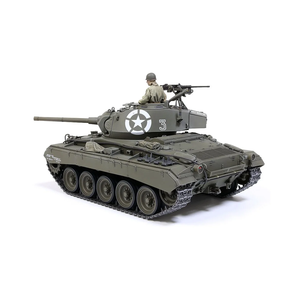 Tamiya 1/35 scale US M24 Chaffee light tank model kit (European Theater edition)...
