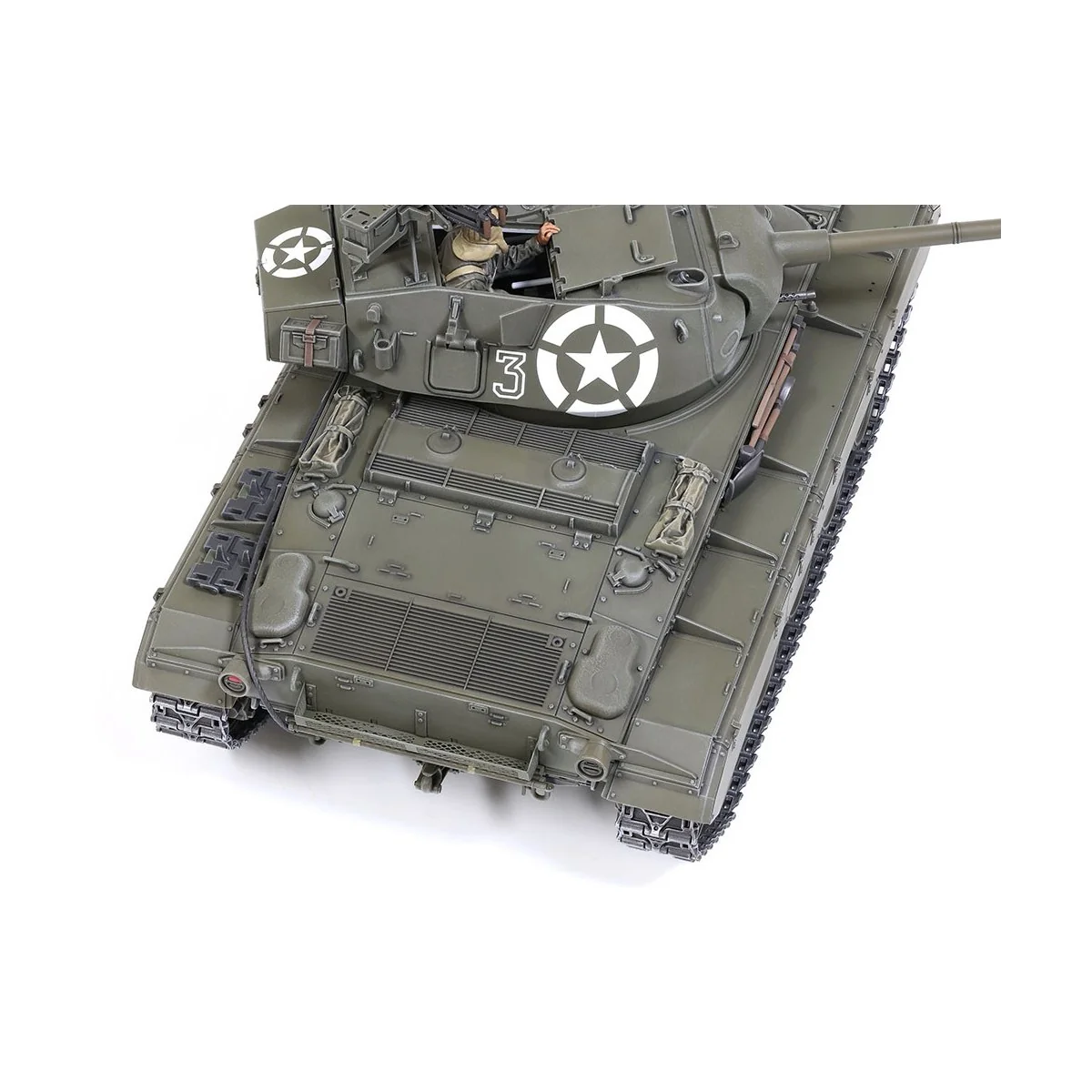 Tamiya 1/35 scale US M24 Chaffee light tank model kit (European Theater edition)...