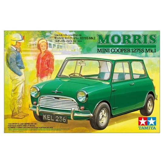 Maquette Austin Mini Cooper 1275S Mk.I 1/24 Tamiya 24039 - 24039 24039-Maquette Austin Mini Cooper 1275S Mk.I 1/24 Tamiya 24039