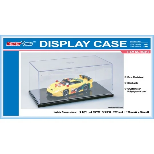Model display case 232x120x86 mm, Trumpeter - 09813 -... TR09813-Trumpeter 232x120x86 mm Model Display Case - 09813