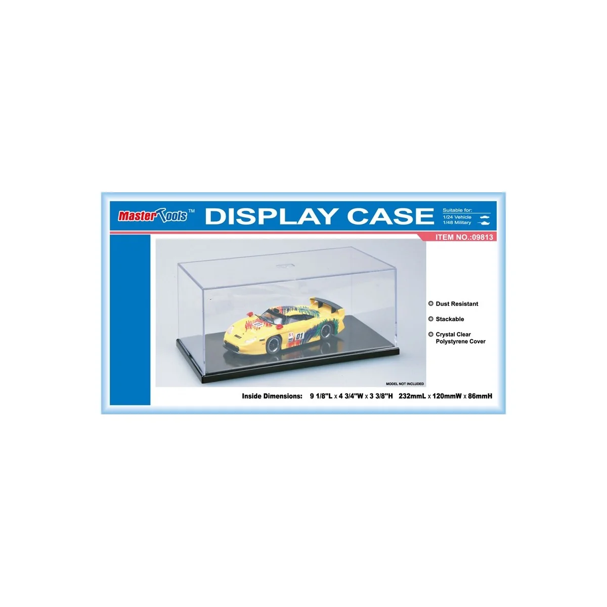 Model display case 232x120x86 mm, Trumpeter - 09813 -... Model display case 232x120x86 mm, Trumpeter - 09813 -...