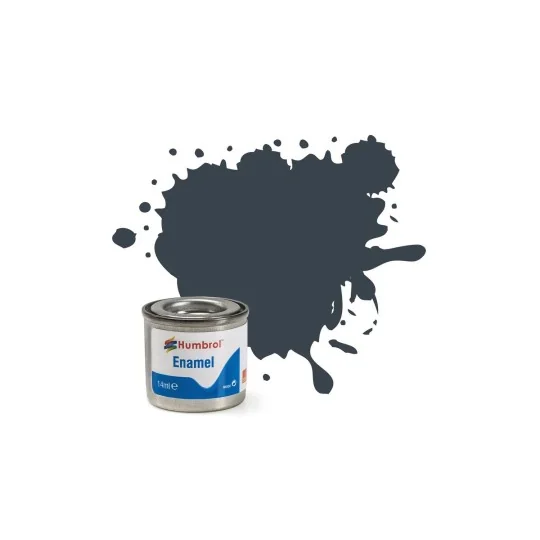 Enamel Paint 32: Matt Dark Gray (Mat) - 14ml Humbrol AA1506 - AA1506 AA1506-Enamel Paint 32: Matt Dark Gray (Mat) - 14ml Humbrol AA1506