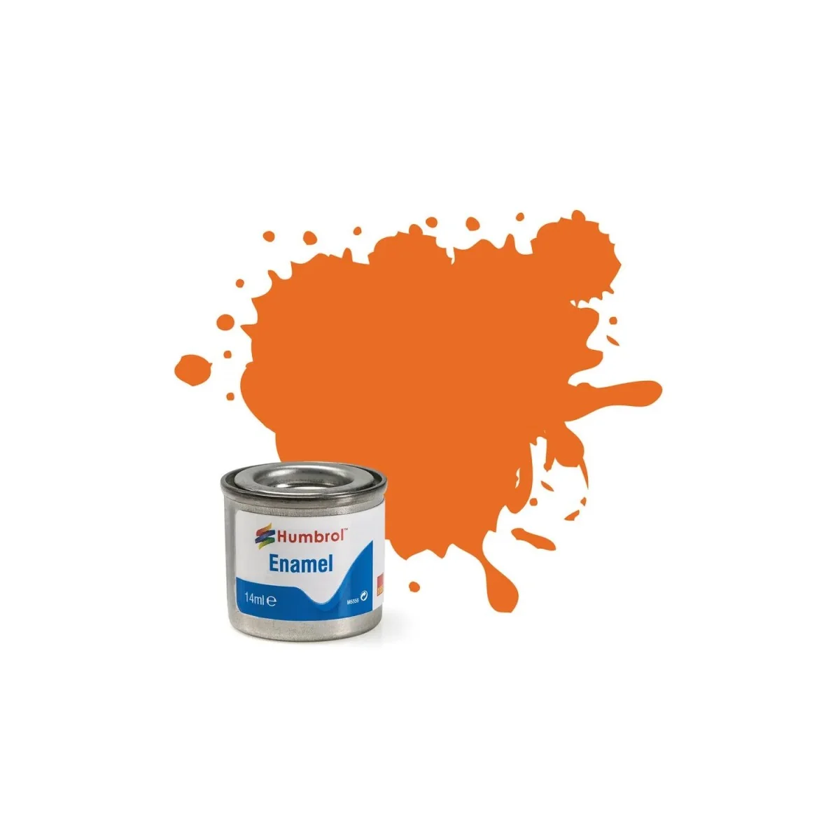 Peinture Enamel 46: Matt Orange (Mat) - 14ml Humbrol AA0046 Peinture Enamel 46: Matt Orange (Mat) - 14ml Humbrol AA0046