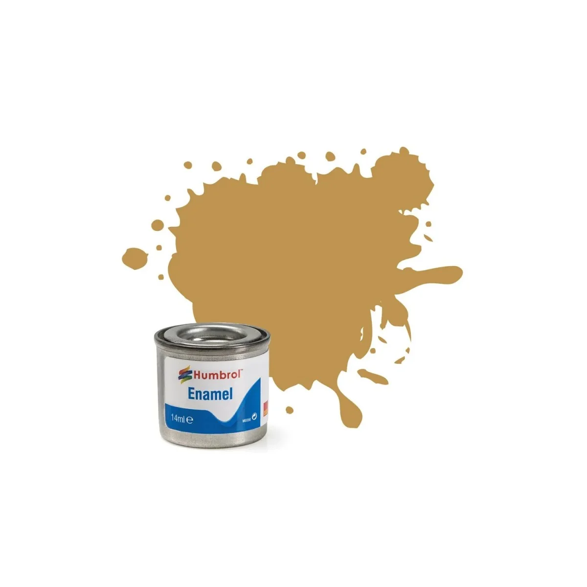 Enamel Paint 93: Matt Desert Yellow (Mat) - 14ml Humbrol AA1033
