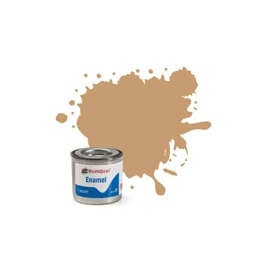 Enamel Paint 94: Matt Brown Yellow (Mat) - 14ml Humbrol AA1047 AA1047-Enamel Paint 94: Matt Brown Yellow (Mat) - 14ml Humbrol AA1047