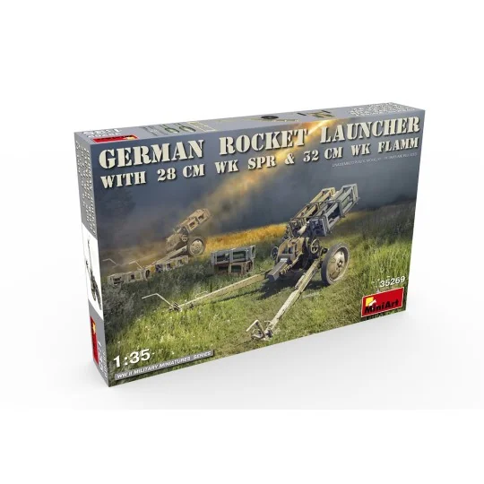 35269-German rocket launcher with 28 cm WK Spr and 32 cm WK Flamm 1/35 MiniArt - 35269